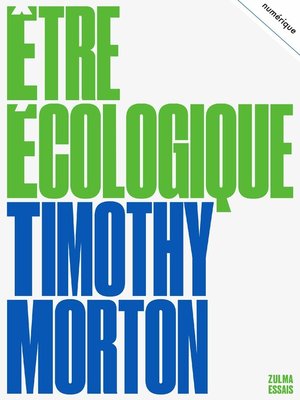 cover image of Être écologique